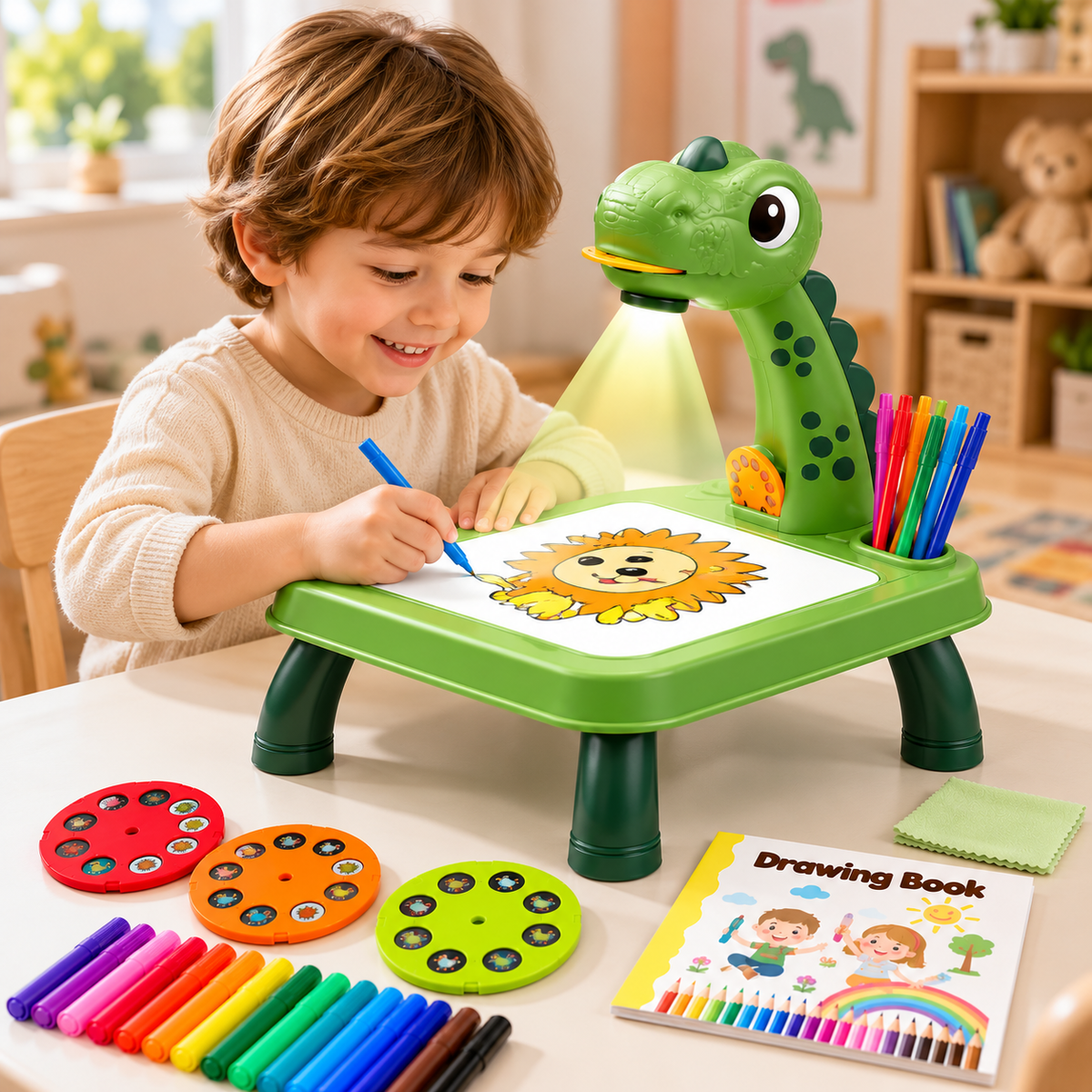 RexCrafts™ Dinosaur Projection Drawing Table